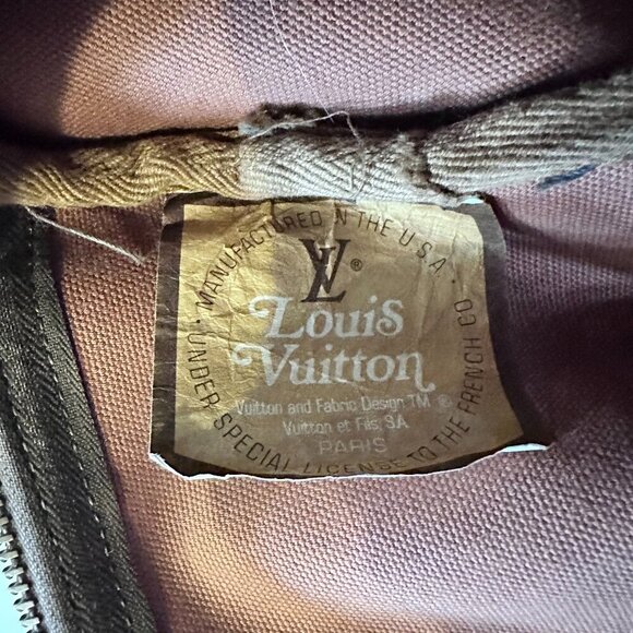 Vintage Louis Vuitton Keepall Canvas Logo Top Handle Tote Authenticated Classic - Picture 10 of 15